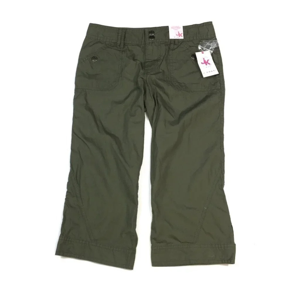 BY114 NWT J. khaki Cropped Pants 12